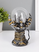 Плазменный шар «Ручища» серый 14×14×22 см RISALUX - Фото 6