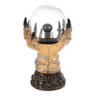 Плазменный шар "Когти" бежевый 14х14х22 см RISALUX - Фото 11