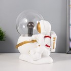 Плазменный шар "Космик" белый 15х10х18 см RISALUX - фото 8702225