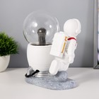 Плазменный шар "На марсе" белый 14х10х19 см RISALUX - фото 22414869