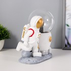 Плазменный шар "На марсе" белый 14х10х19 см RISALUX - фото 22414870