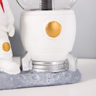 Плазменный шар "На марсе" белый 14х10х19 см RISALUX - фото 22414873