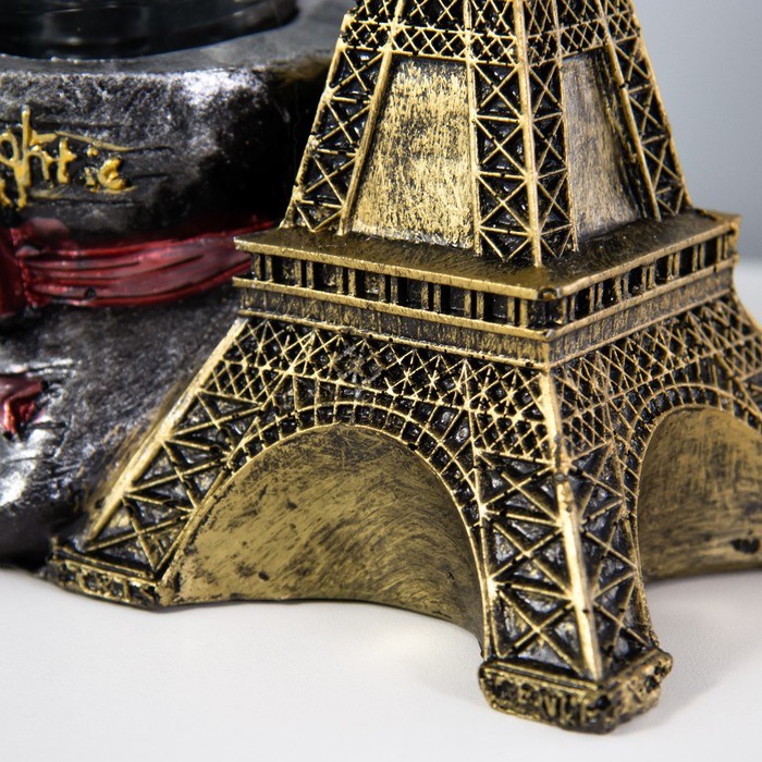 Плазменный шар "Париж" золото 15х10х24 см RISALUX - фото 1890150351