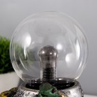 Плазменный шар "В ловушке" зеленый 13х8х19 см RISALUX - Фото 11