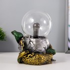 Плазменный шар "В ловушке" зеленый 13х8х19 см RISALUX - Фото 7