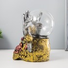 Плазменный шар «Олень» серый 20×12×23 см RISALUX - Фото 4