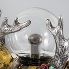 Плазменный шар «Олень» серый 20×12×23 см RISALUX - Фото 9