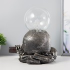 Плазменный шар "Дуэт" серый 13х7х17 см RISALUX - Фото 5