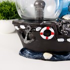 Плазменный шар «Корабль» синий 25×10×22 см RISALUX - Фото 6