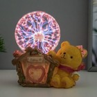Плазменный шар "Мишутка" цветной 12х10х17 см RISALUX - Фото 2