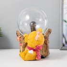 Плазменный шар "Мишутка" цветной 12х10х17 см RISALUX - Фото 4