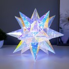 Ночник "Звезда" LED прозрачный 26x26х26 см 9615003 - фото 10702435