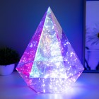 Ночник "Треугольник" LED прозрачный 25x25х30 см RISALUX - фото 281869152
