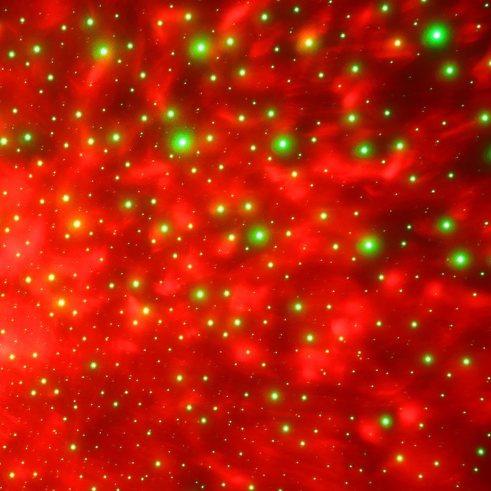 Световой прибор «Звёздное небо» 19 см, динамик, свечение RGB, пульт ДУ, 5 В, чёрный - фото 1881280545