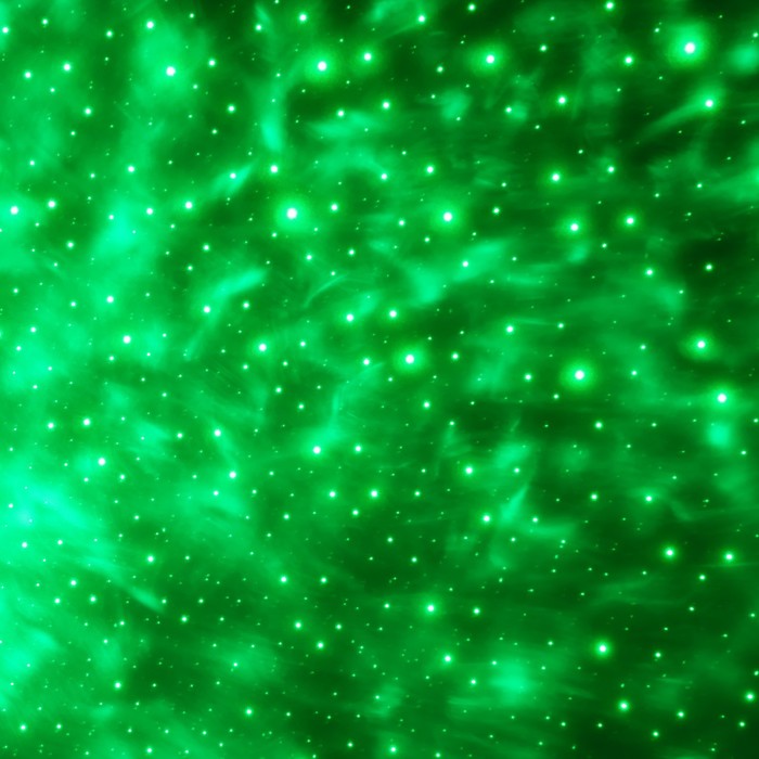 Световой прибор «Звёздное небо» 19 см, динамик, свечение RGB, пульт ДУ, 5 В, чёрный - фото 1881280546