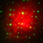 Световой прибор «Космонавт со звездой» 13 см, свечение RGB, пульт ДУ, 5 В, чёрный - Фото 2