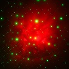 Световой прибор «Космонавт со звездой» 13 см, свечение RGB, пульт ДУ, 5 В, белый - фото 24544313