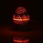 Световой прибор «Яйцо динозавра» 10 см, динамик, съёмная полусфера, свечение RGB, пульт ДУ, USB, белый - Фото 10