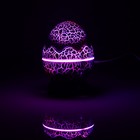 Световой прибор «Яйцо динозавра» 10 см, динамик, съёмная полусфера, свечение RGB, пульт ДУ, USB, синий - Фото 15