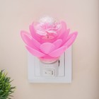 Ночник "Розовый цветок" LED 8х8х12 см RISALUX - Фото 2