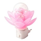 Ночник "Розовый цветок" LED 8х8х12 см RISALUX - Фото 11