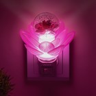 Ночник "Розовый цветок" LED 8х8х12 см RISALUX - Фото 3