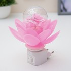 Ночник "Розовый цветок" LED 8х8х12 см RISALUX - Фото 6