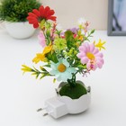 Ночник RISALUX «Цветы», LED, RGB, 5×8×12 см - Фото 5