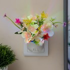 Ночник "Букет цветов" LED RGB 5х8х12 см - фото 24305151
