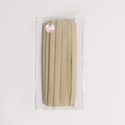 Резинка с силиконом, 10 мм, 10±1 м, бежевая - Фото 4