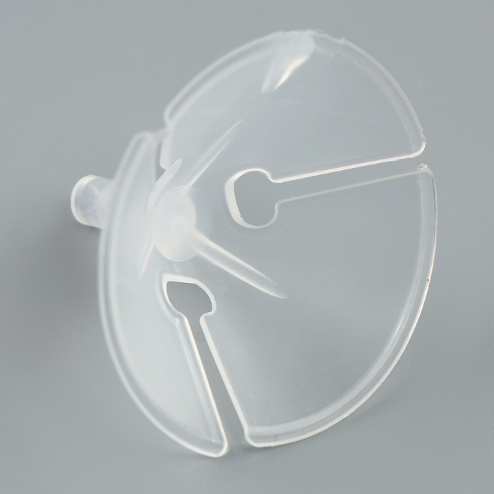 Держатель для шаров, для стоек, набор 20 шт., прозрачный, диаметр отверстия 0,25 см.