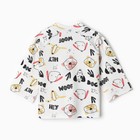 Кофточка детская "HEY woof", цвет молочный, рост 62 см - фото 109661894
