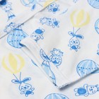 Распашонка на кнопках, цвет синий/воздушный шар, рост 56 см - фото 42765404