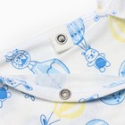 Распашонка на кнопках, цвет синий/воздушный шар, рост 62 см - фото 39441200