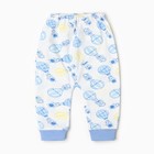 Комплект (кофточка/штанишки) "Воздушный шар", цвет синий, рост 62 см - фото 22503725