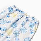 Комплект (кофточка/штанишки) "Воздушный шар", цвет синий, рост 62 см - фото 22503726