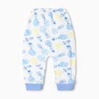 Комплект (кофточка/штанишки) "Воздушный шар", цвет синий, рост 62 см - фото 22503727