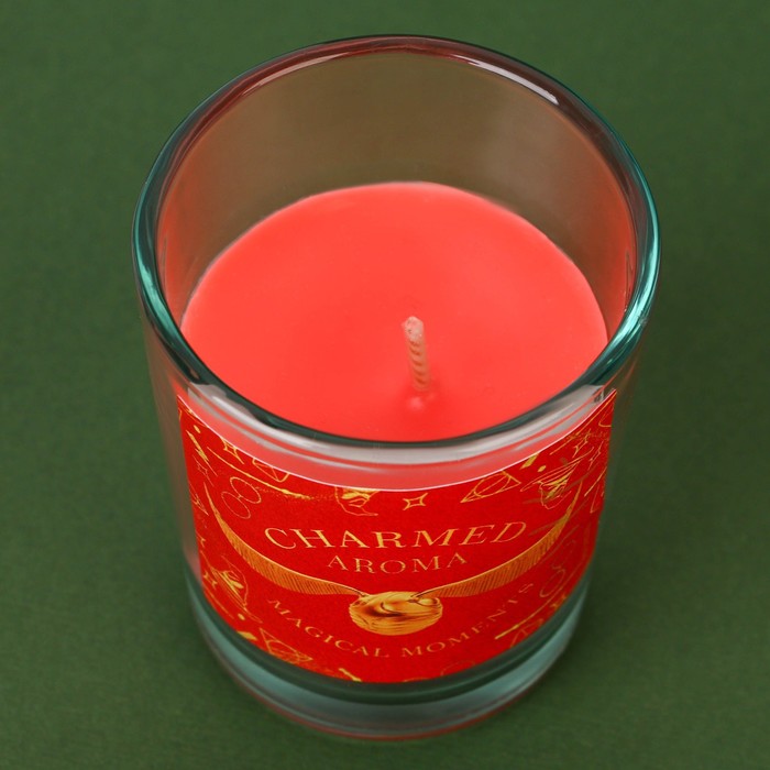 Новогодняя свеча в стакане «Charmed aroma», аромат ваниль - фото 1907785771