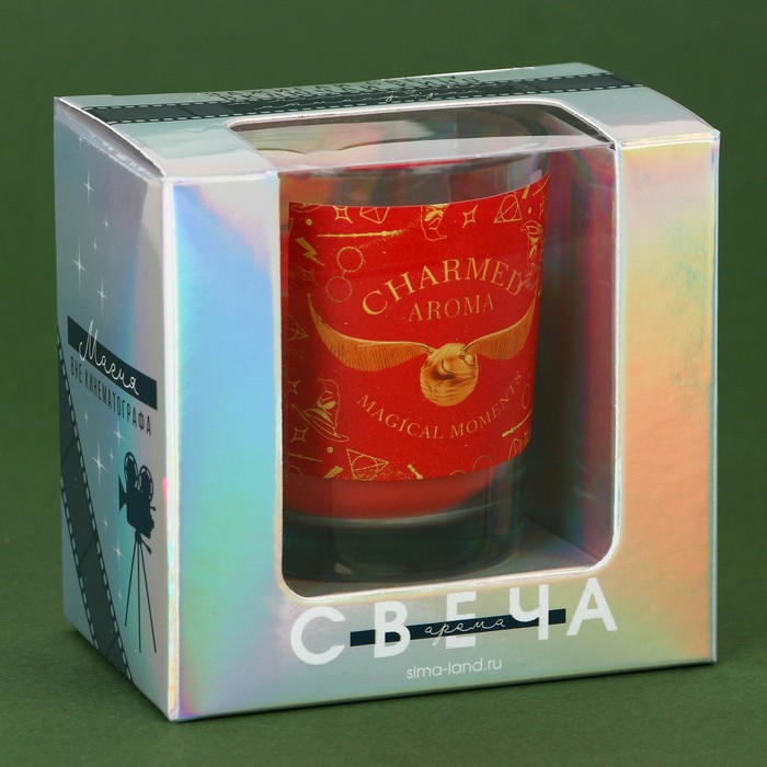 Новогодняя свеча в стакане «Charmed aroma», аромат ваниль - фото 1885718237