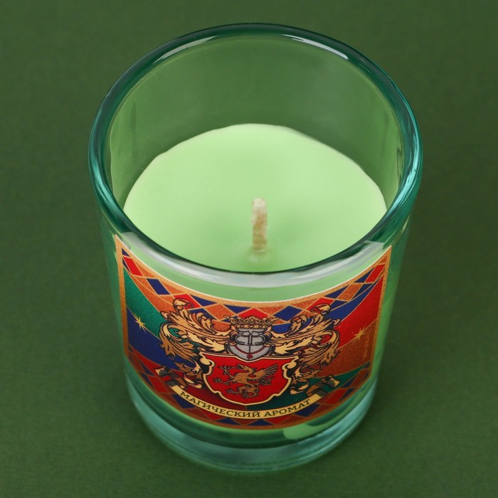 Новогодняя свеча в стакане «Магический аромат», сосна - фото 1885718248