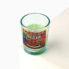 Ароматическая свеча в стакане «Магический аромат», сосна, в голографической коробке, 5×6 см - Фото 4