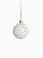 Ёлочные игрушки «Мелодия», шары новогодние, d=6 см, 16 шт., узор треск, белый 9510642