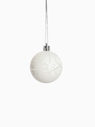 Ёлочные игрушки «Мелодия», шары новогодние, d=6 см, 12 шт., узор треск, белый 9510645