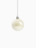 Ёлочные игрушки «Мелодия», шары новогодние, d=6 см, 12 шт., узор треск, белый 9510645