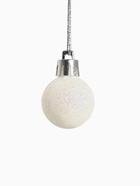 Ёлочные игрушки «Снег», шары новогодние, набор 24 шт., d=3 см, перламутровый/серебристый - Фото 6