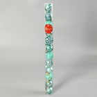 Ёлочные шары 12 шт. «Мелодия», d=4 см, орнамент треск, зелёный - Фото 2