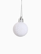 Ёлочные игрушки «Мелодия», шары новогодние, d=4 см, набор 12 шт., веточки, белый - Фото 5
