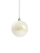 Ёлочные игрушки «Мелодия» волны диско, шары новогодние, d=6 см, набор 9 шт. серый/белый 9510700