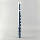 Набор ёлочные игрушек 13 шт. «Мелодия» звезда, 6 см, синий - Фото 2