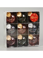 Ёлочные игрушки «Мелодия», шары новогодние, d=6 см, набор 9 шт., диско ассорти, МИКС 9510738